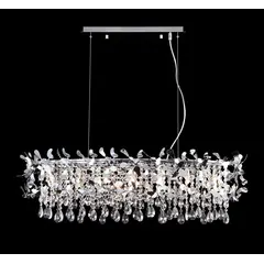 Подвесной светильник Crystal Lux Romeo SP8 Chrome L1000, фото 